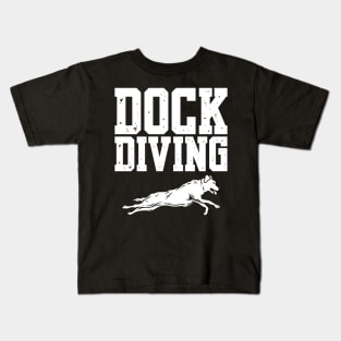 DOCK DIVING LABRADOR Kids T-Shirt